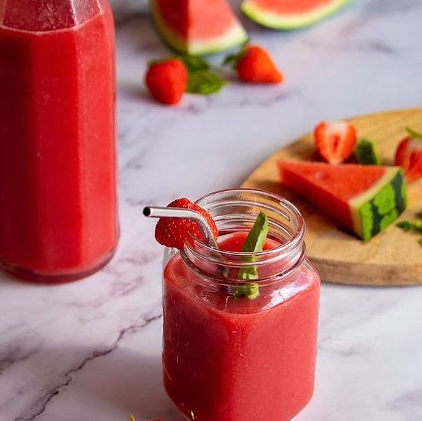 Başarılı smoothie ustası portresi